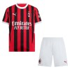 Camisola + Calções AC Milan Criança Equipamento 1ª 24/25